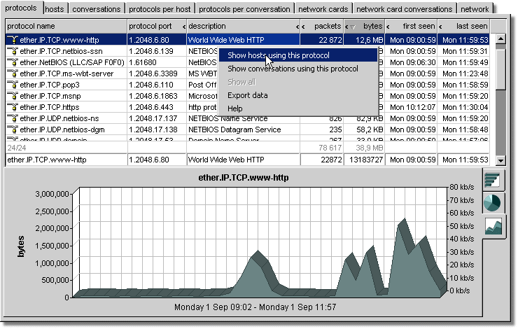 Network Probe Screenshot